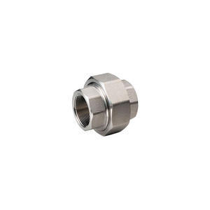 SS 304/304L FORGED PIPE FITTING 3/8" UNION NPT FEMALE by Merit Brass Company