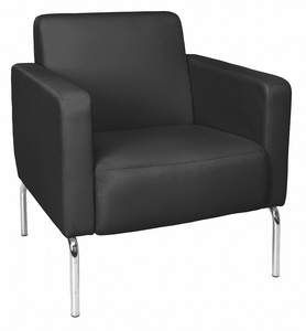 LOUNGE CHAIR 28 IN W BLACK by OFM Inc