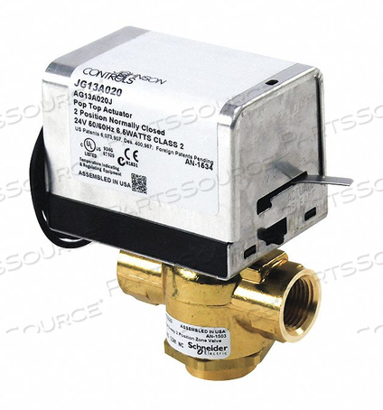 24V 1/2"NPT 3-WAY VALVE by Schneider Electric