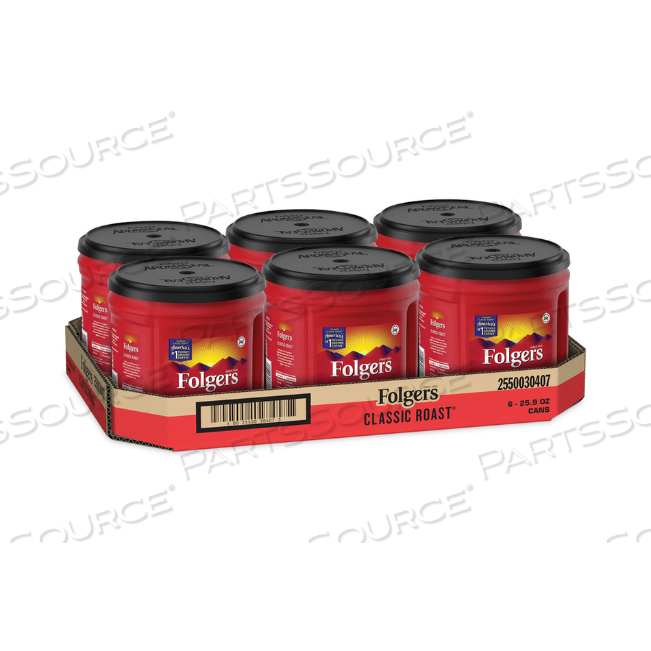 COFFEE, CLASSIC ROAST, GROUND, 25.9 OZ CANISTER by Folgers