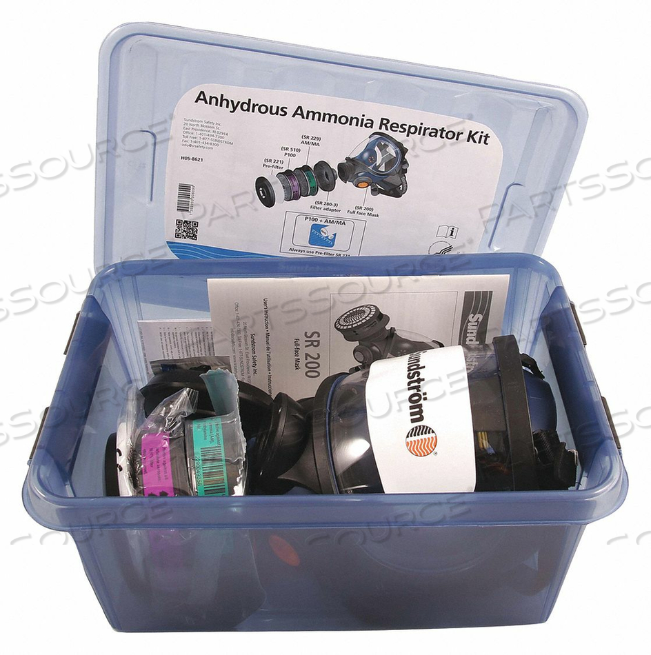 FULL FACE RESPIRATOR KIT M by Sundstrom Safety