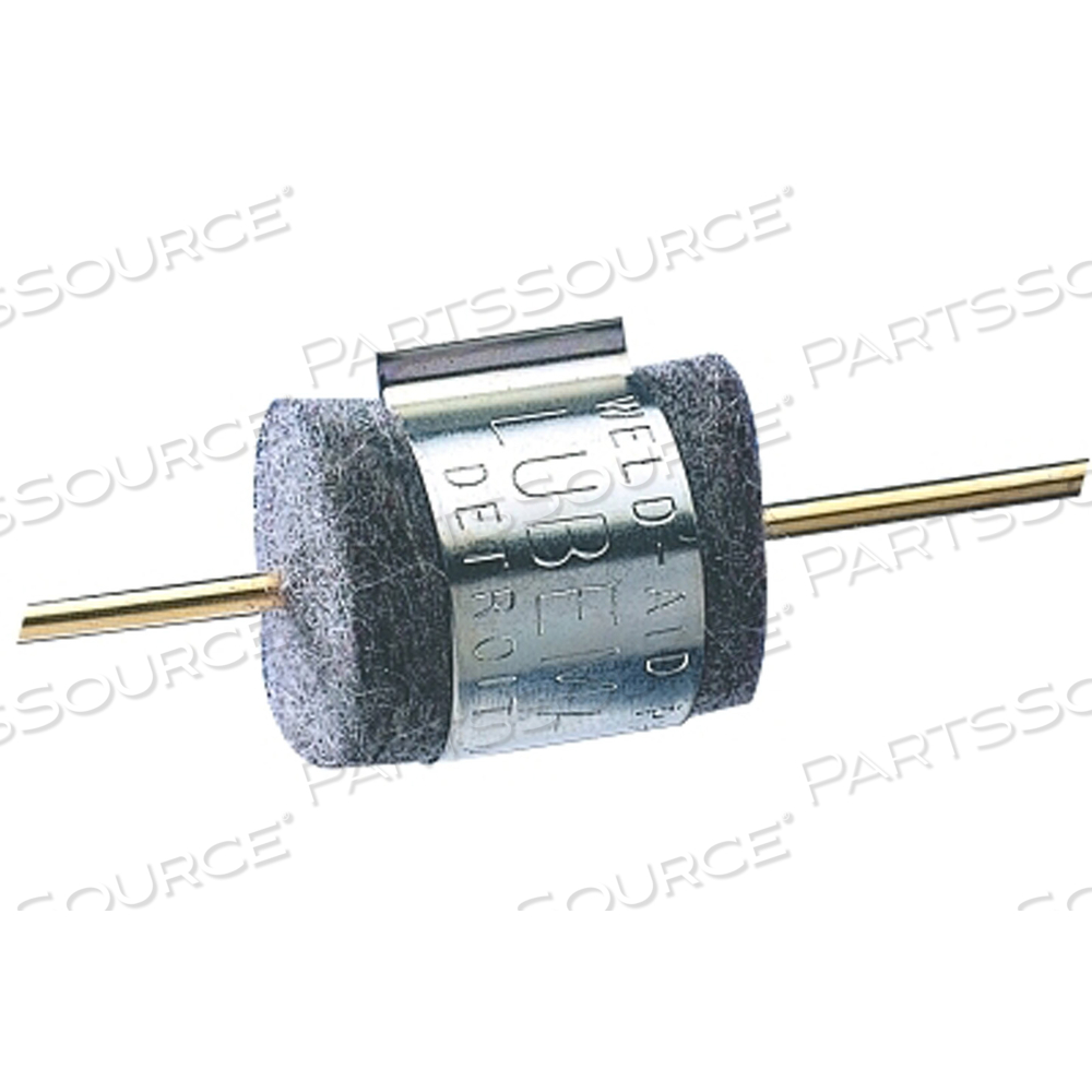 LUBE-MATIC LUBE PAD, BLACK, 6 EA/PK, INCLUDES CLIP by Weld-Aid LUBE-MATIC LUBE PAD, BLACK, 6 EA/PK, INCLUDES CLIP by Weld-Aid