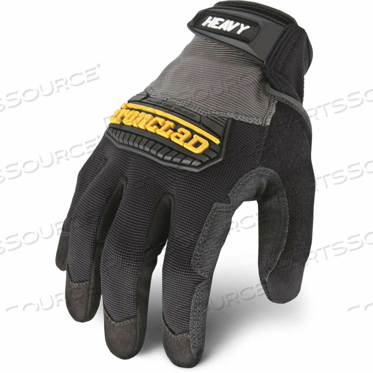 GLOVES, BLACK/GRAY, 1 PAIR, M 