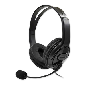 GAMING BINAURAL OVER THE HEAD HEADSET, BLACK by Billboard