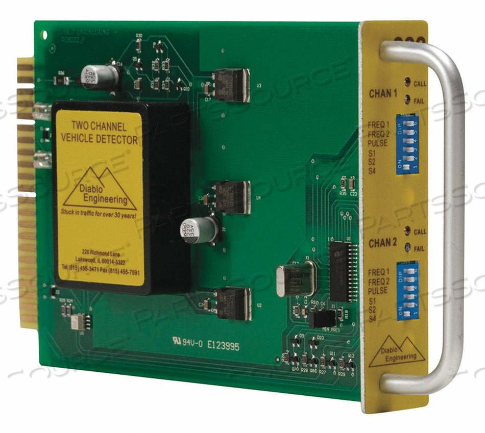 VEHICLE DETECTOR 2 CHANNEL by Diablo Controls, Inc. VEHICLE DETECTOR 2 CHANNEL by Diablo Controls, Inc.