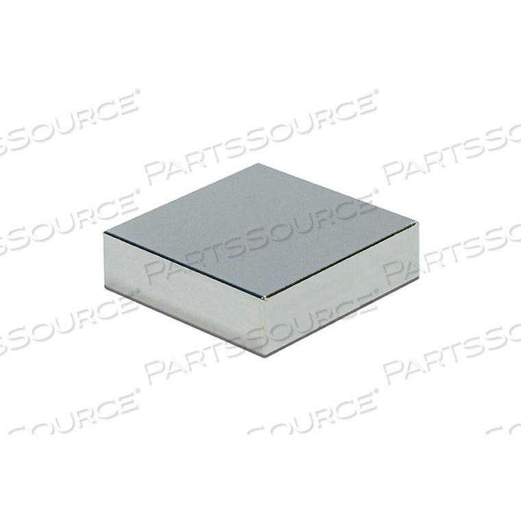 MAX-ATTACH POLYMAGNET RECTANGULAR MAGNET W/ ADHESIVE - 0.12" THICK X 0.50" W X 0.50" L by Mag-Mate