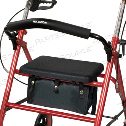 4-WHEEL ROLLATOR, RED by McKesson 4-WHEEL ROLLATOR, RED by McKesson