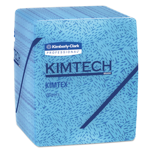 POWER CLEAN OIL, GREASE AND INK CLOTHS, 1/4 FOLD, 12.5 X 12, BLUE, 66/BOX, 8 BOXES/CARTON by WypAll
