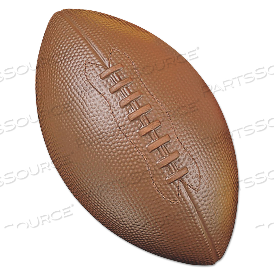 COATED FOAM SPORT BALL, FOR FOOTBALL, PLAYGROUND SIZE, BROWN by Champion Sports COATED FOAM SPORT BALL, FOR FOOTBALL, PLAYGROUND SIZE, BROWN by Champion Sports