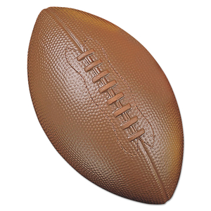 COATED FOAM SPORT BALL, FOR FOOTBALL, PLAYGROUND SIZE, BROWN by Champion Sports