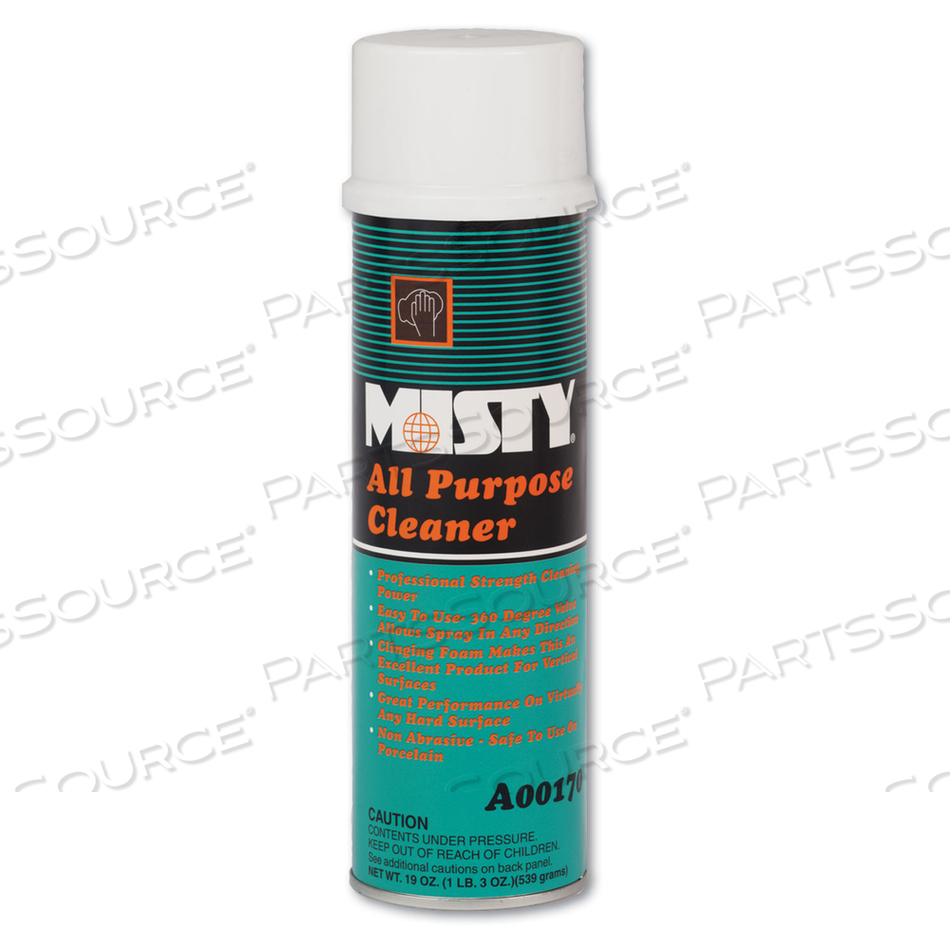 ALL-PURPOSE CLEANER, MINT SCENT, 19 OZ AEROSOL SPRAY by Misty