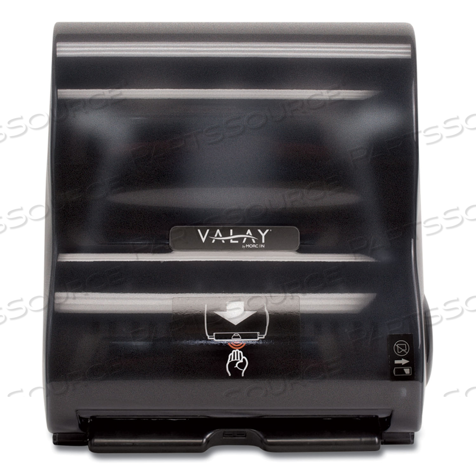VALAY 10 INCH ROLL TOWEL DISPENSER, 13.25 X 9 X 14.25, BLACK by Morcon Tissue