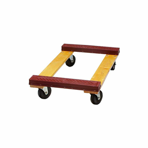 HARDWOOD DOLLY ED-27-1830-4HR - 30" X 18" WITH RUBBER ENDS - 4" HARD RUBBER WHEELS by Fairbanks Scale