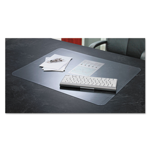 KRYSTALVIEW DESK PAD WITH ANTIMICROBIAL PROTECTION, GLOSSY FINISH, 38 X 24, CLEAR by Artistic