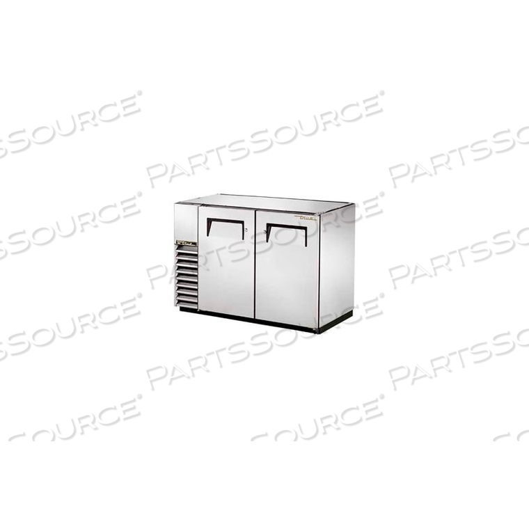 TBB-24GAL-48-S BACK BAR COOLER 2 SECTION - 47-7/8"W X 23-3/4"D X 34-1/4"H by True Food Service Equipment