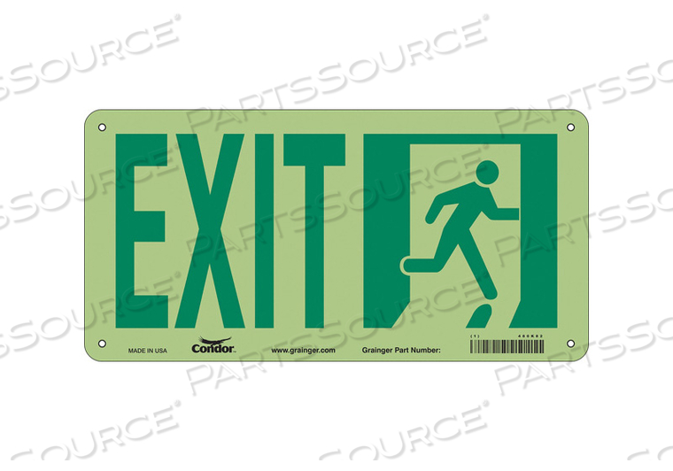 SAFETY SIGN EXIT 7 X15 by Condor