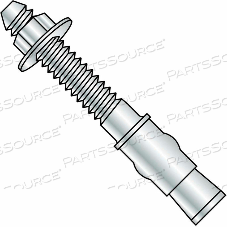 1/4X2 1/4 WEDGE ANCHOR ICC COMPLIANT (ICBO) ZINC, PKG OF 100 
