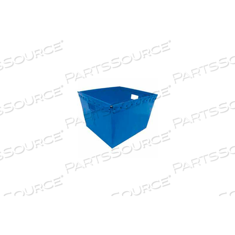 CORRUGATED PLASTIC NESTABLE TOTE, 21X19X14, BLUE by Minnesota Diversified Industries CORRUGATED PLASTIC NESTABLE TOTE, 21X19X14, BLUE by Minnesota Diversified Industries