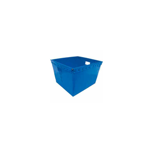 CORRUGATED PLASTIC NESTABLE TOTE, 21X19X14, BLUE by Minnesota Diversified Industries