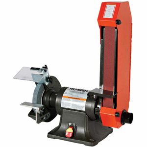 PALMGREN COMBINATION BELT & BENCH GRINDER, 8" WHEEL DIA, 3/4HP, 120/240V by C.H. Hanson