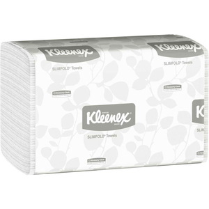 SLIM FOLD HAND TOWELS, WHITE, 90/PACK, 24 PACKS/CASE by Kleenex