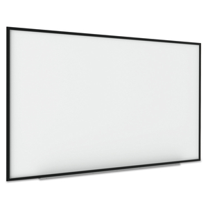 INTERACTIVE MAGNETIC DRY ERASE BOARD, 90 X 52 7/10 X 4 1/5, WHITE/BLACK FRAME by MasterVision