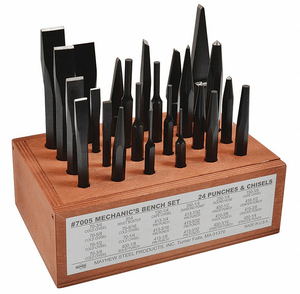 PUNCH AND CHISEL SET 24 PIECES by Mayhew Pro