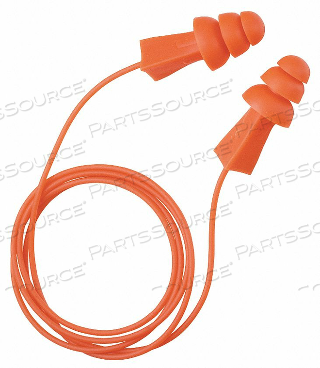 EAR PLUGS CORDED FLANGED 27DB PK100 by Tasco Corporation