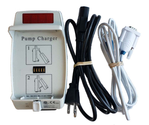 POLE MOUNT CHARGER WITH RS232 PORT, RS232 CABLE, AND POWER CORD by CME America