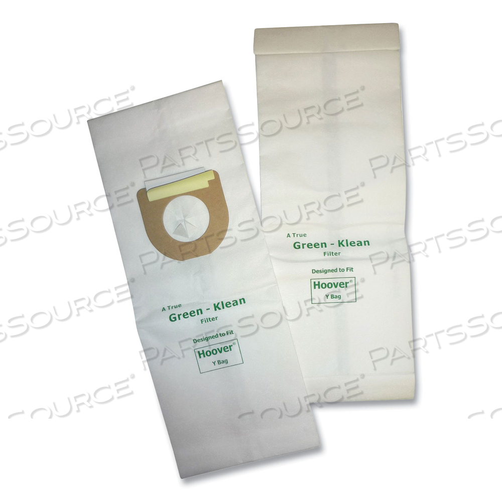 REPLACEMENT VACUUM BAGS, FITS HOOVER/PACIFIC STEAMEX SCHOLAR/ROYAL by Green Klean