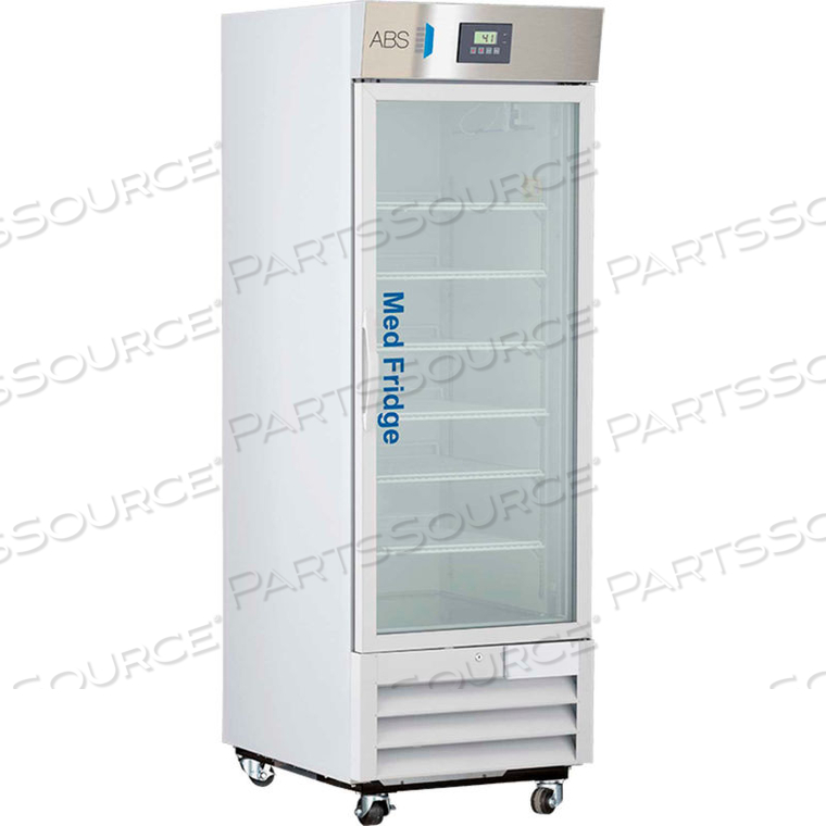 SUPPLY PREMIER PHARMACY/VACCINE SWING GLASS DOOR REFRIGERATOR, 23 CU. FT. by American BioTech Supply SUPPLY PREMIER PHARMACY/VACCINE SWING GLASS DOOR REFRIGERATOR, 23 CU. FT. by American BioTech Supply