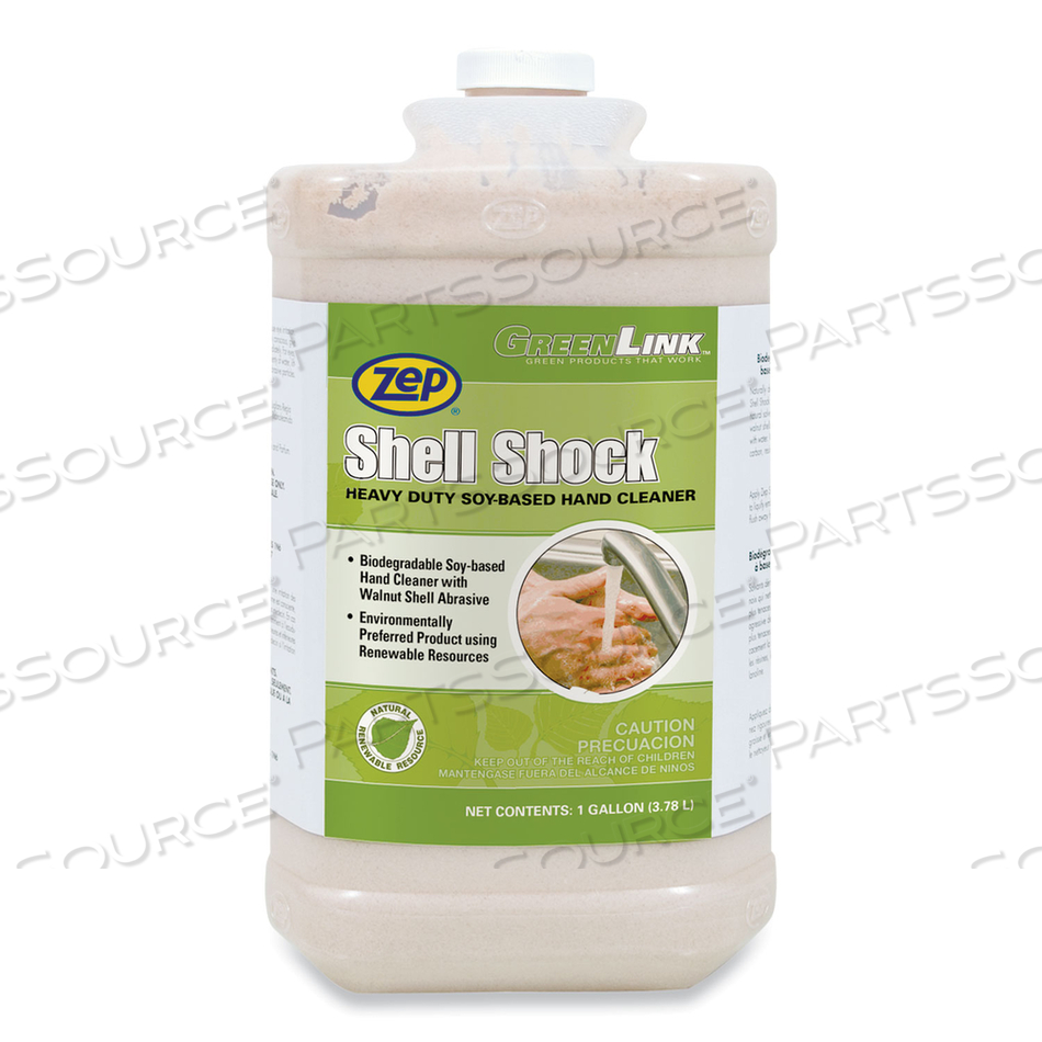 SHELL SHOCK HEAVY DUTY SOY-BASED HAND CLEANER, CINNAMON, 1 GAL BOTTLE by Zep