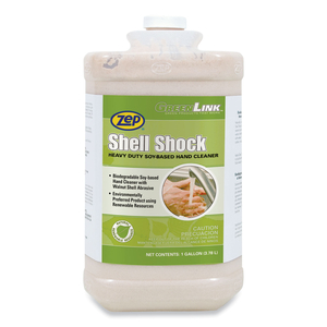 SHELL SHOCK HEAVY DUTY SOY-BASED HAND CLEANER, CINNAMON, 1 GAL BOTTLE by Zep