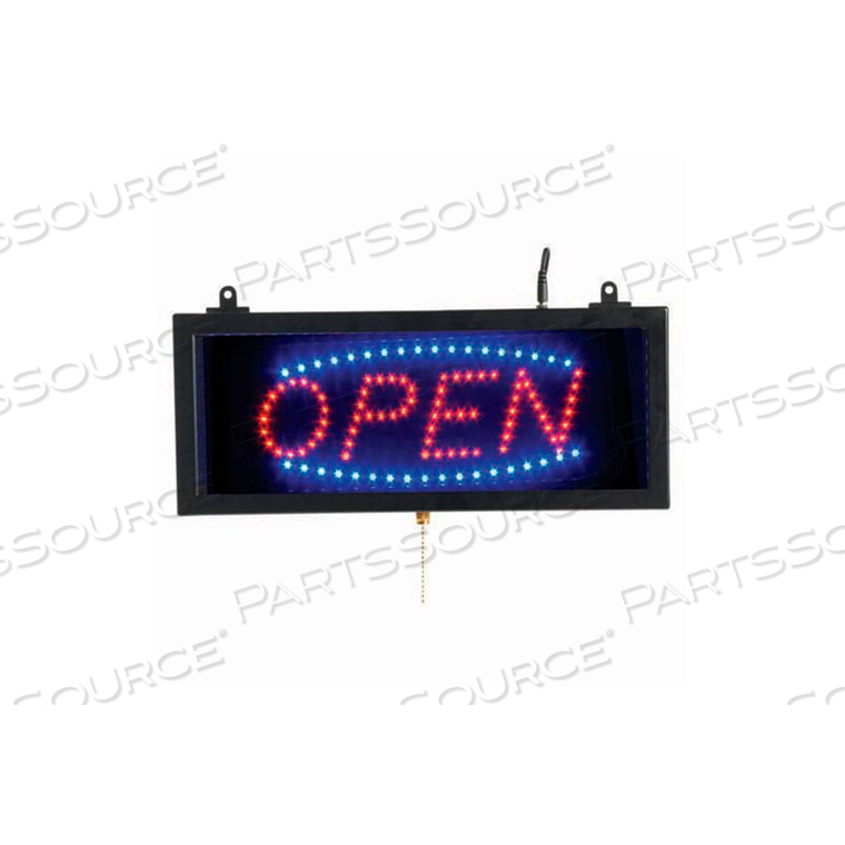 SMALL LED SIGN OPEN - 16-1/8"W X 6-3/4"H by Aarco Products SMALL LED SIGN OPEN - 16-1/8"W X 6-3/4"H by Aarco Products