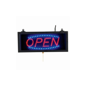 SMALL LED SIGN OPEN - 16-1/8"W X 6-3/4"H by Aarco Products