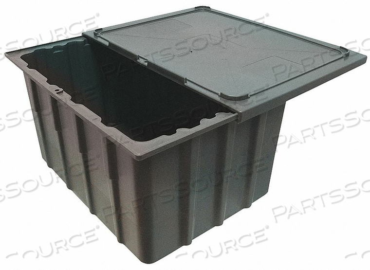 STORAGE CONTAINER 17-1/4 IN W 23 IN D by Cortech