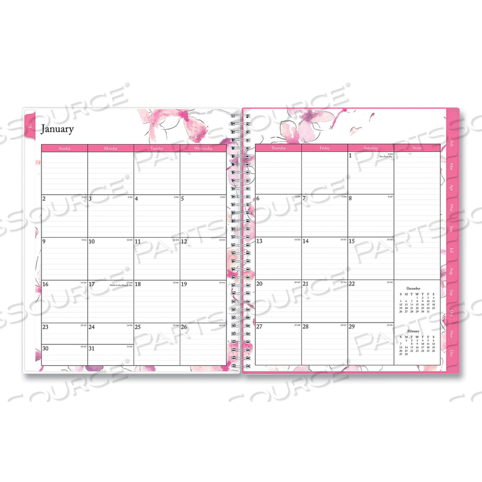BREAST CANCER AWARENESS CREATE-YOUR-OWN COVER WEEKLY/MONTHLY PLANNER, ORCHID ARTWORK, 11 X 8.5, 12-MONTH (JAN-DEC): 2023 by Blue Sky