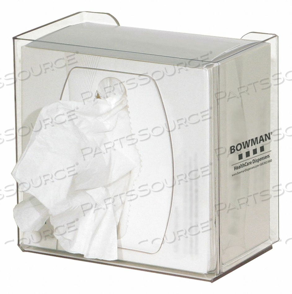 DRY WIPE DISPENSER MANUAL CLEAR by Bowman DRY WIPE DISPENSER MANUAL CLEAR by Bowman