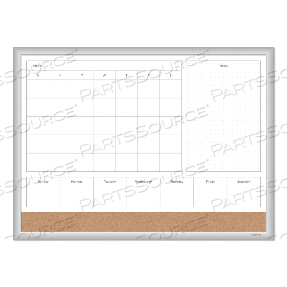 4N1 MAGNETIC DRY ERASE COMBO BOARD, 24 X 18, WHITE/NATURAL 4N1 MAGNETIC DRY ERASE COMBO BOARD, 24 X 18, WHITE/NATURAL