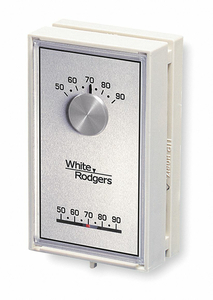 LOW V MECHANICAL TSTAT 50 TO 90F WHITE by Emerson Industrial LOW V MECHANICAL TSTAT 50 TO 90F WHITE by Emerson Industrial