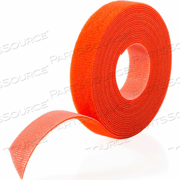 VELCRO BRAND ONE-WRAP HOOK & LOOP TAPE FASTENERS ORANGE 2" X 75' by Industrial Webbing Corp.
