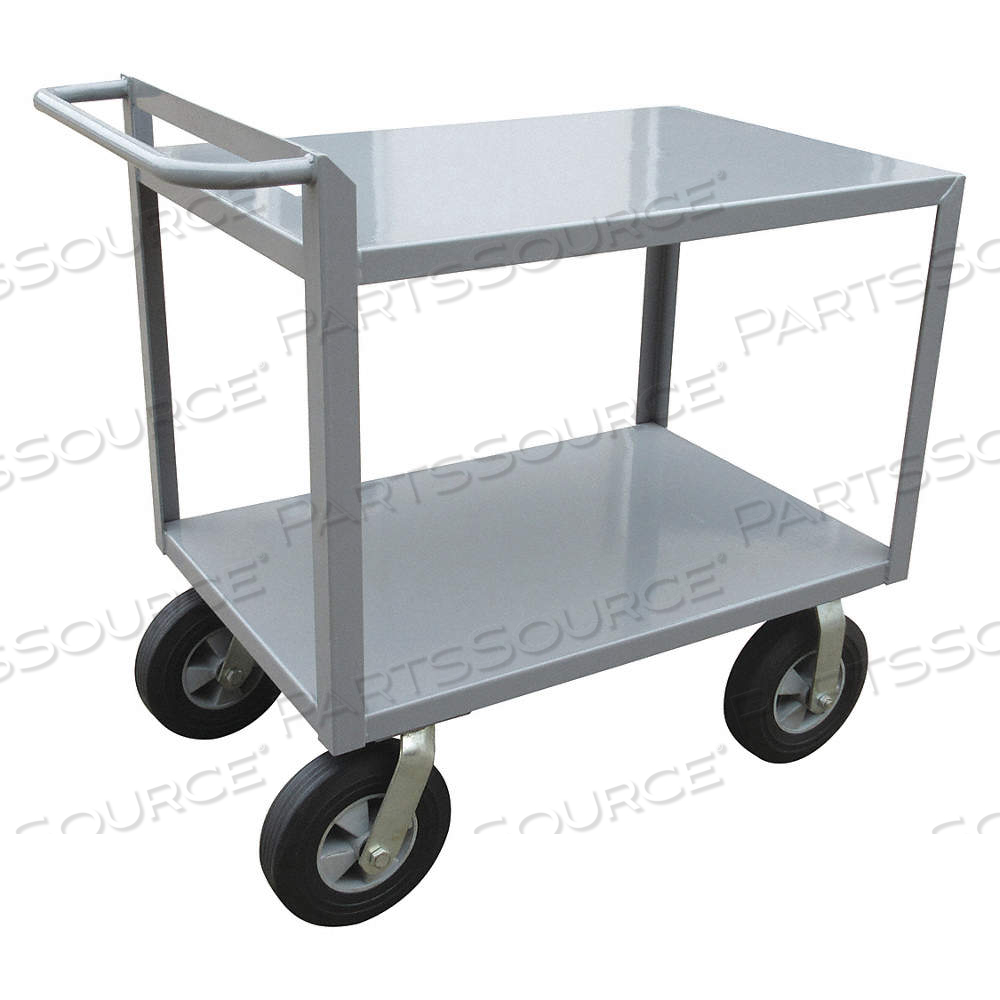 UTILITY CART WITH FLUSH METAL SHELVES, 1,500 LB LOAD CAPACITY, 36 IN X 24 IN, FLAT by Approved Vendor UTILITY CART WITH FLUSH METAL SHELVES, 1,500 LB LOAD CAPACITY, 36 IN X 24 IN, FLAT by Approved Vendor