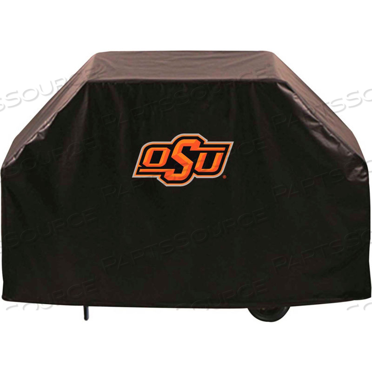 GRILL COVER, OKLAHOMA STATE, 60"L X 21"W X 36"H 