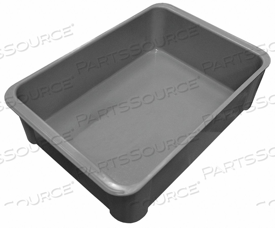 H3424 STACK CONTAINER 16-1/2X11-3/5X4-5/8 GRAY by Molded Fiberglass H3424 STACK CONTAINER 16-1/2X11-3/5X4-5/8 GRAY by Molded Fiberglass