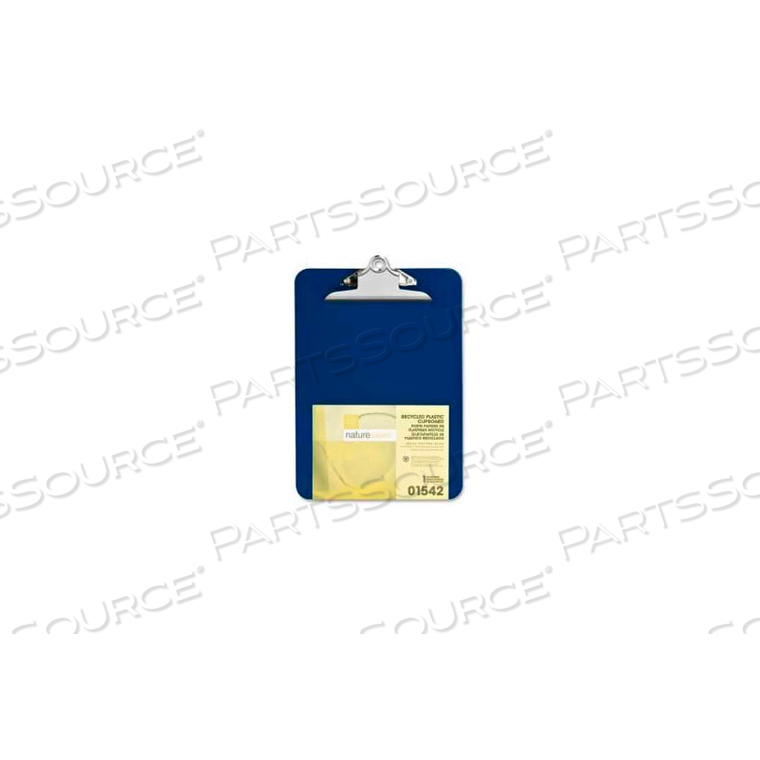 RECYCLED PLASTIC CLIPBOARD, 9" X 12-1/2", BLUE by Nature Saver RECYCLED PLASTIC CLIPBOARD, 9" X 12-1/2", BLUE by Nature Saver