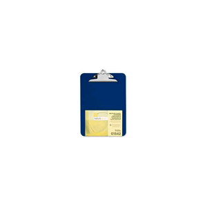 RECYCLED PLASTIC CLIPBOARD, 9" X 12-1/2", BLUE by Nature Saver