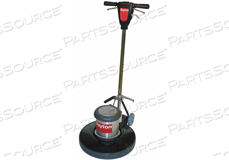 FLOOR SCRUBBER, PAD/BRUSH SIZE 20 IN, BRUSH SPEED - MAXIMUM 175 RPM, POWER SOURCE AC, CORD LENGTH 50 FT, HANDLE LENGTH 32 IN, HANDLE MATERIA by DAYTON ELECTRIC MANUFACTURING CO