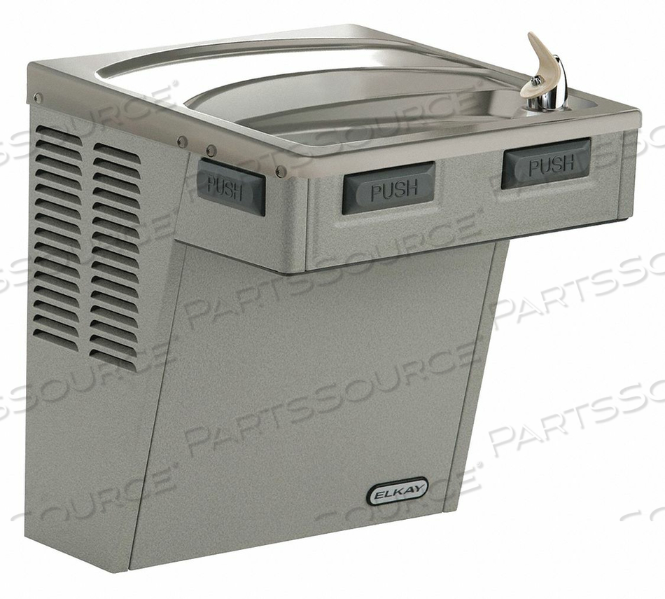 WALL MOUNT ADA WATER COOLER, STAINLESS STEEL, 1, WALL HUNG, 115V, 60HZ, 5 AMPS by Elkay WALL MOUNT ADA WATER COOLER, STAINLESS STEEL, 1, WALL HUNG, 115V, 60HZ, 5 AMPS by Elkay