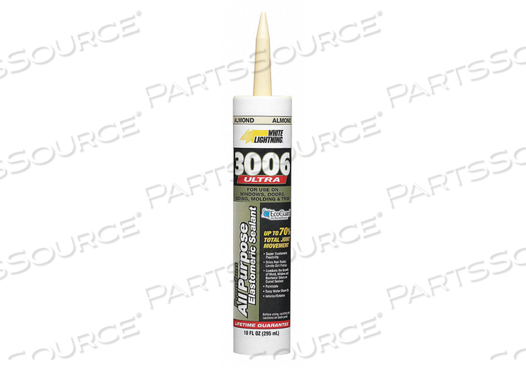 ELASTOMERIC ACRYLIC SEALANT 10OZ. ALMOND by White Lightning