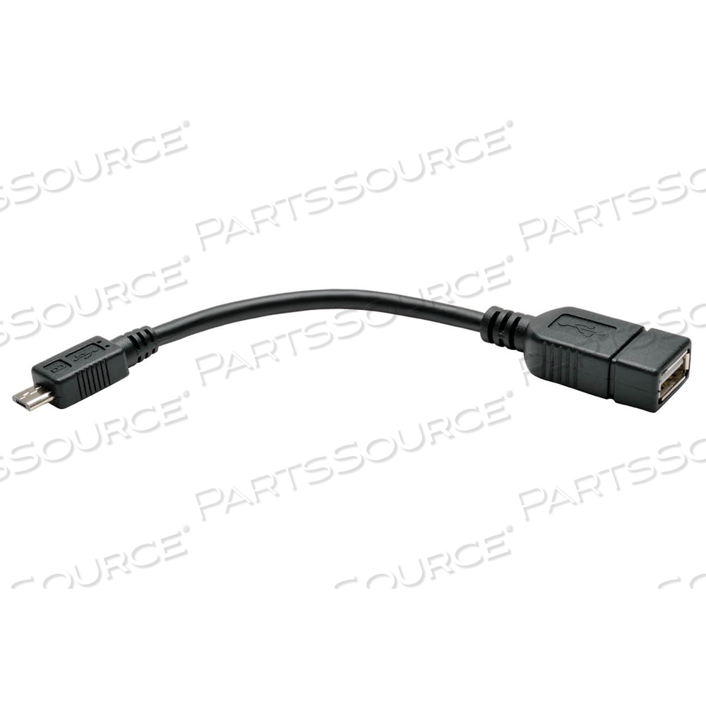 BLACK 5-PIN MICRO USB TO OTG ADAPTER CABLE MICRO USB M/F 6-IN by Tripp Lite BLACK 5-PIN MICRO USB TO OTG ADAPTER CABLE MICRO USB M/F 6-IN by Tripp Lite